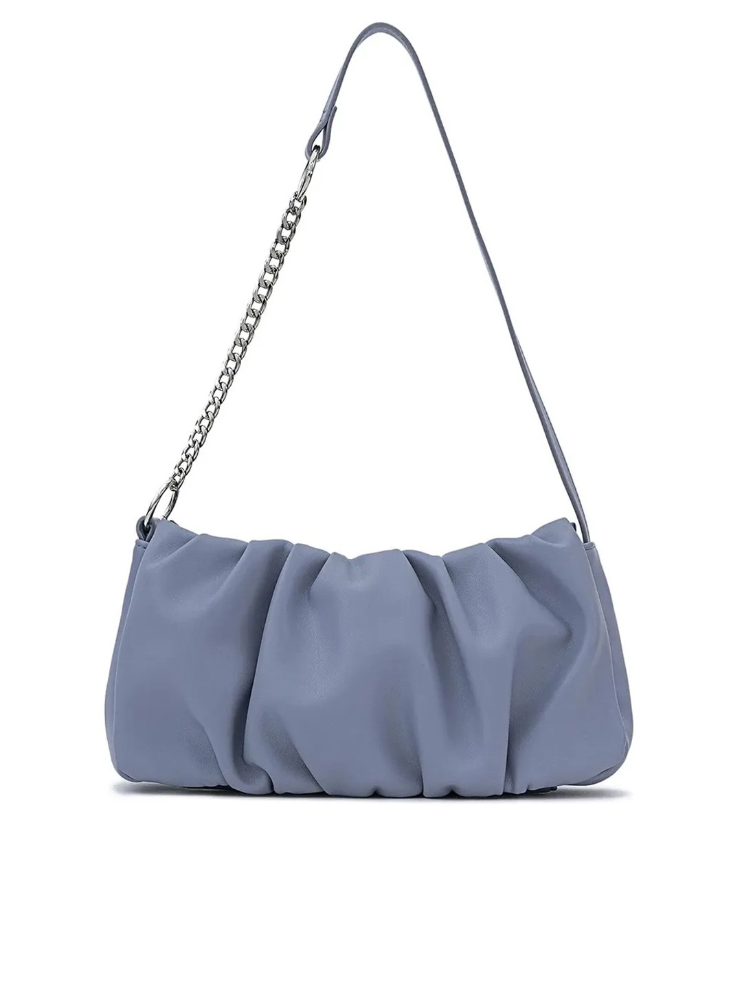 

MIRAGGIO Irene Blue Soft-Gathered Shoulder Bag