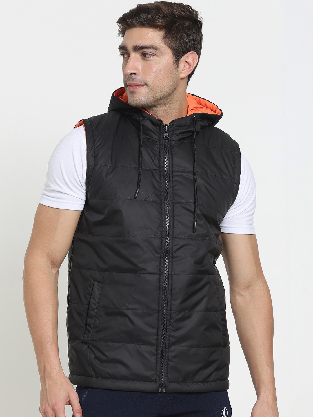 

Bewakoof Men Black Padded Jacket