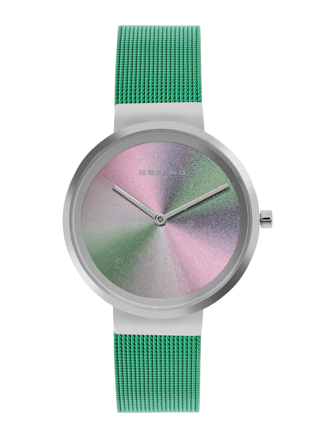 

BERING Women Patterned Dial & Stainless Steel Bracelet Style Straps Analogue Watch, Green