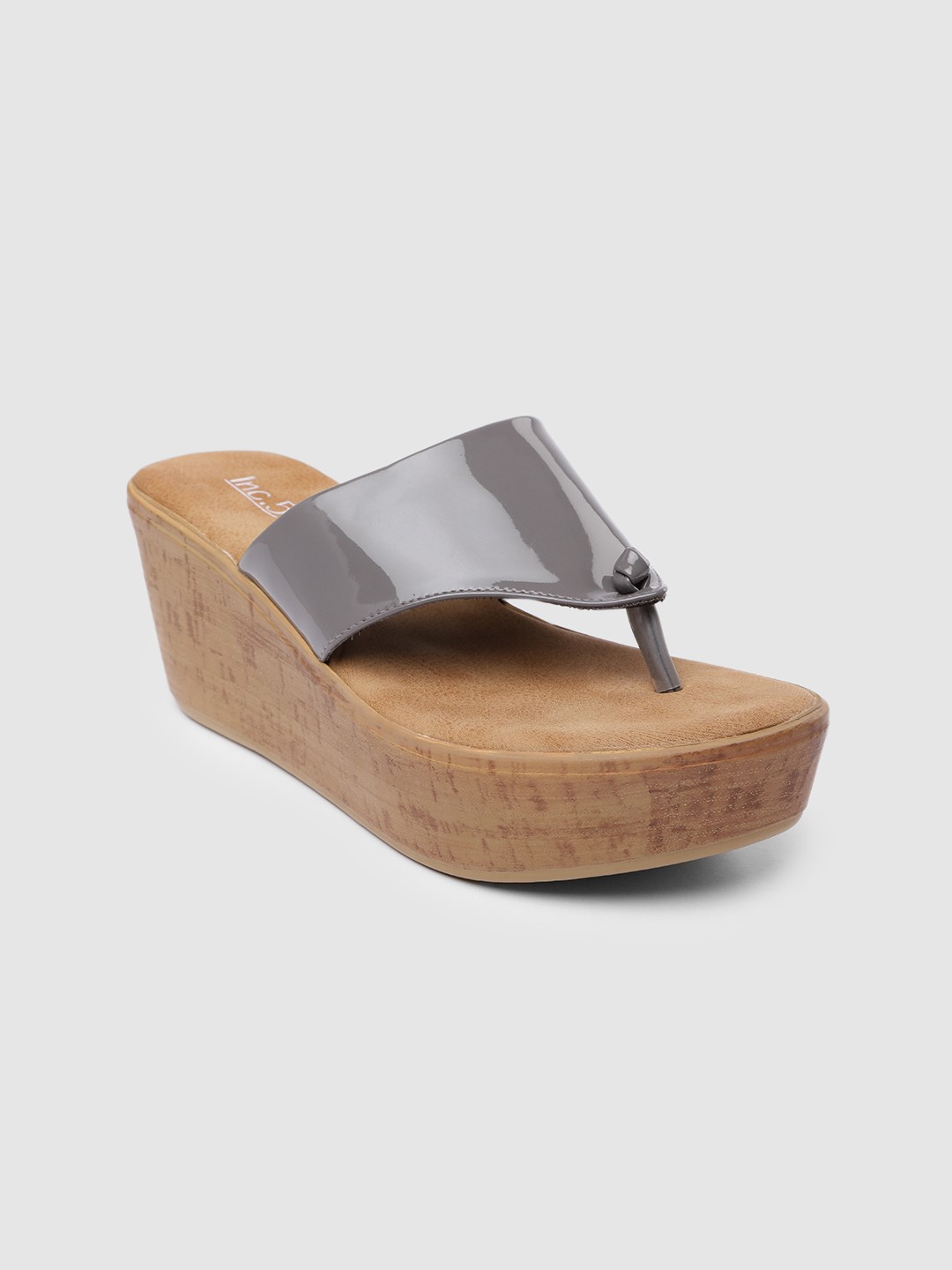 

Inc 5 Women Grey Wedge Heels