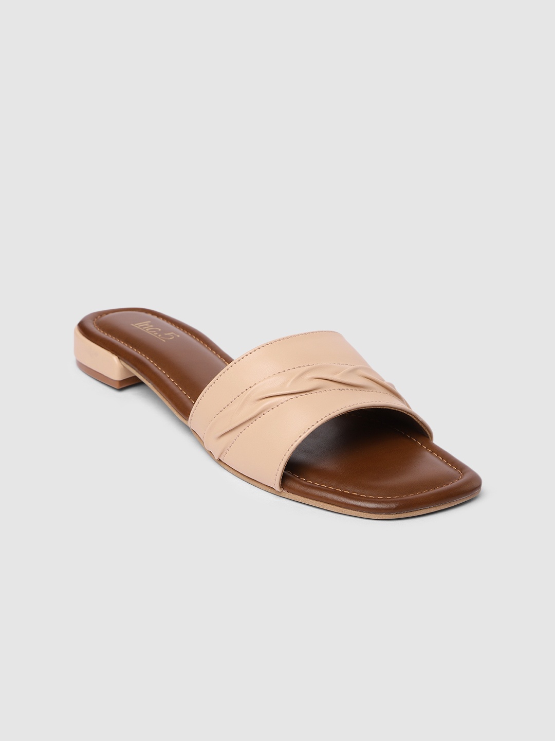

Inc 5 Women Peach-Coloured Open Toe Flats