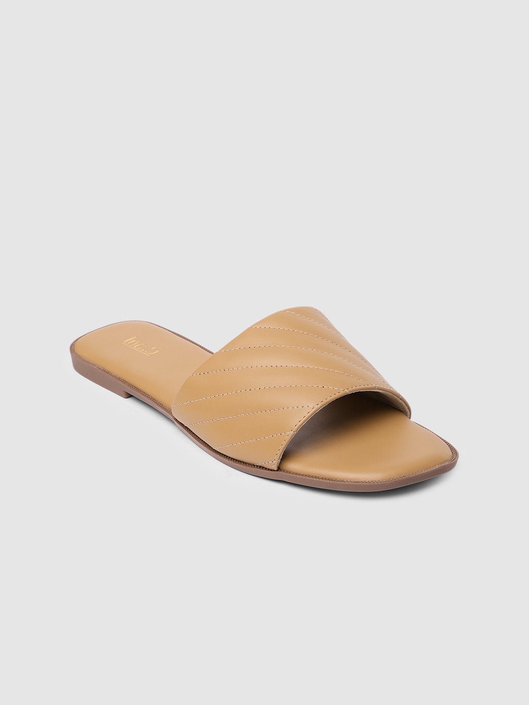 

Inc 5 Women Beige Open Toe Flats