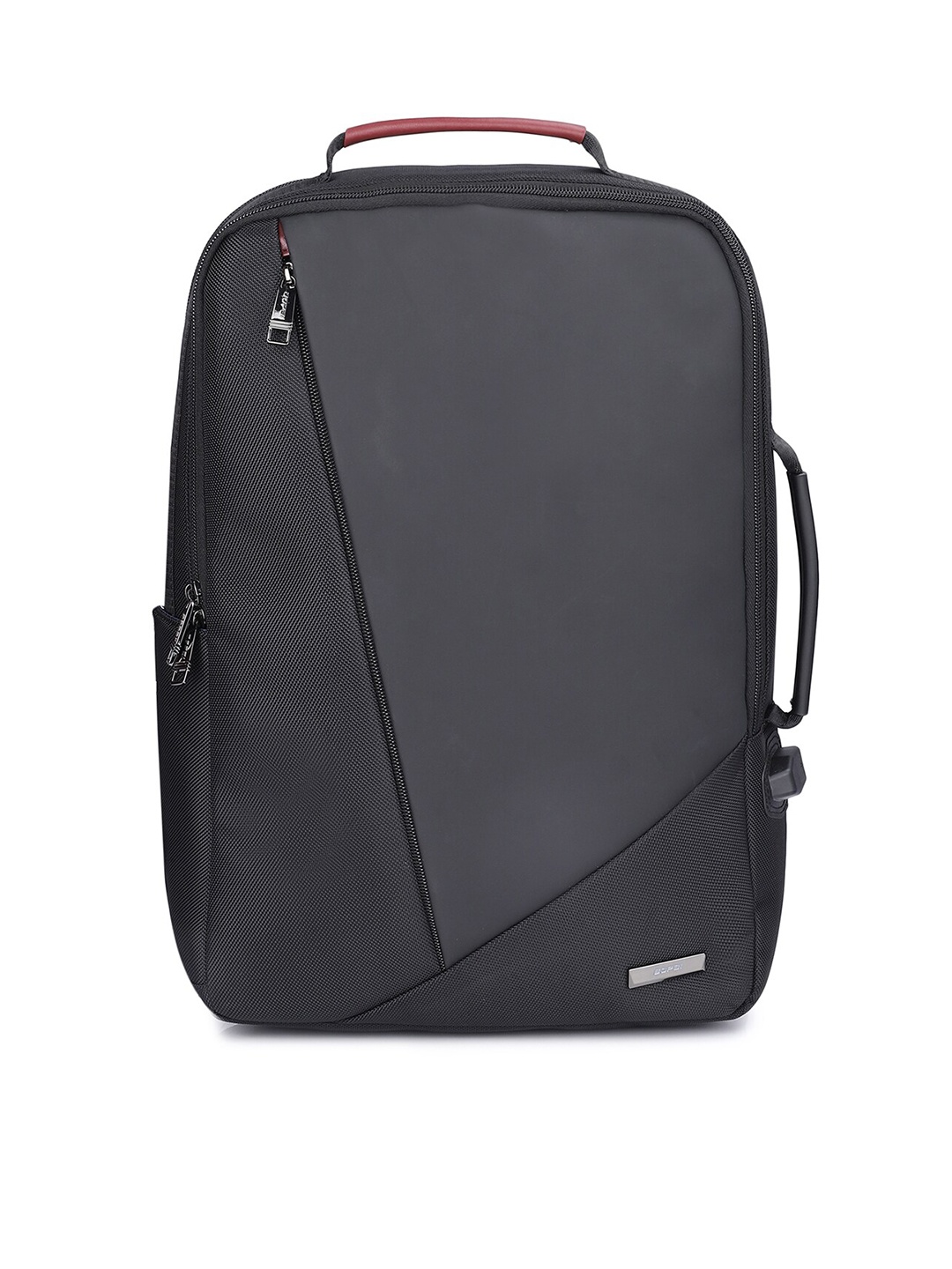 

BOPAI Unisex Black Anti Theft Laptop Bag with USB Charging Port