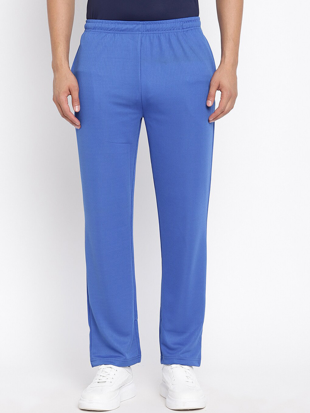 

Spolei Men Blue Solid Track Pants