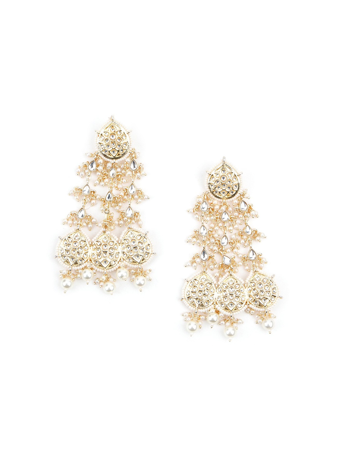 

ODETTE Gold-Toned Contemporary Ear Cuff Earrings