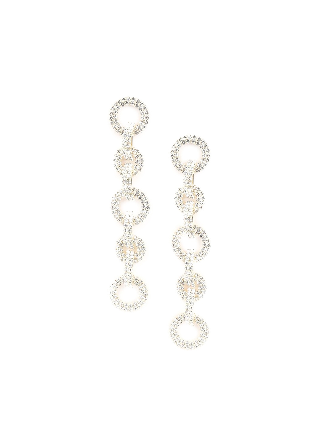 

ODETTE Gold-Toned Contemporary Drop Earrings