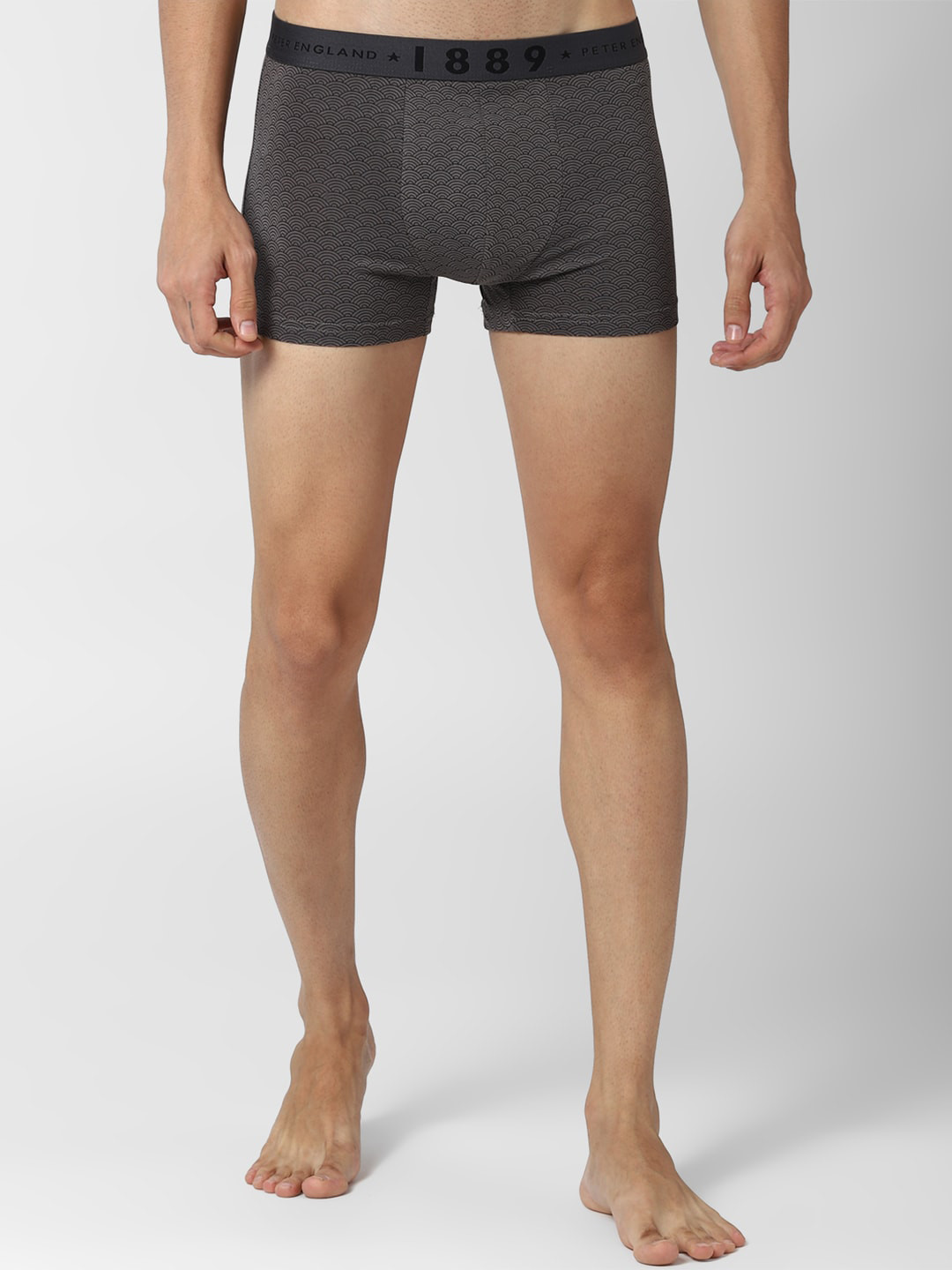 

Peter England Men Grey & Black Printed Trunk PIWTAOPY9156045