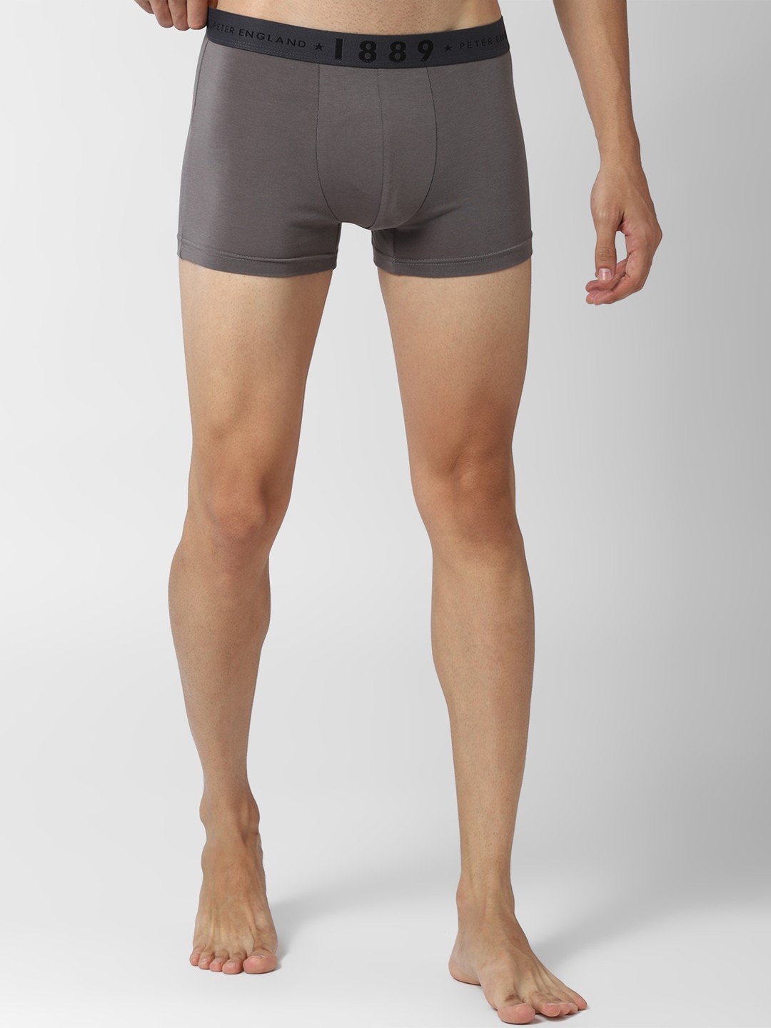 

Peter England Men Grey Solid Trunk PIWTDGY9156039