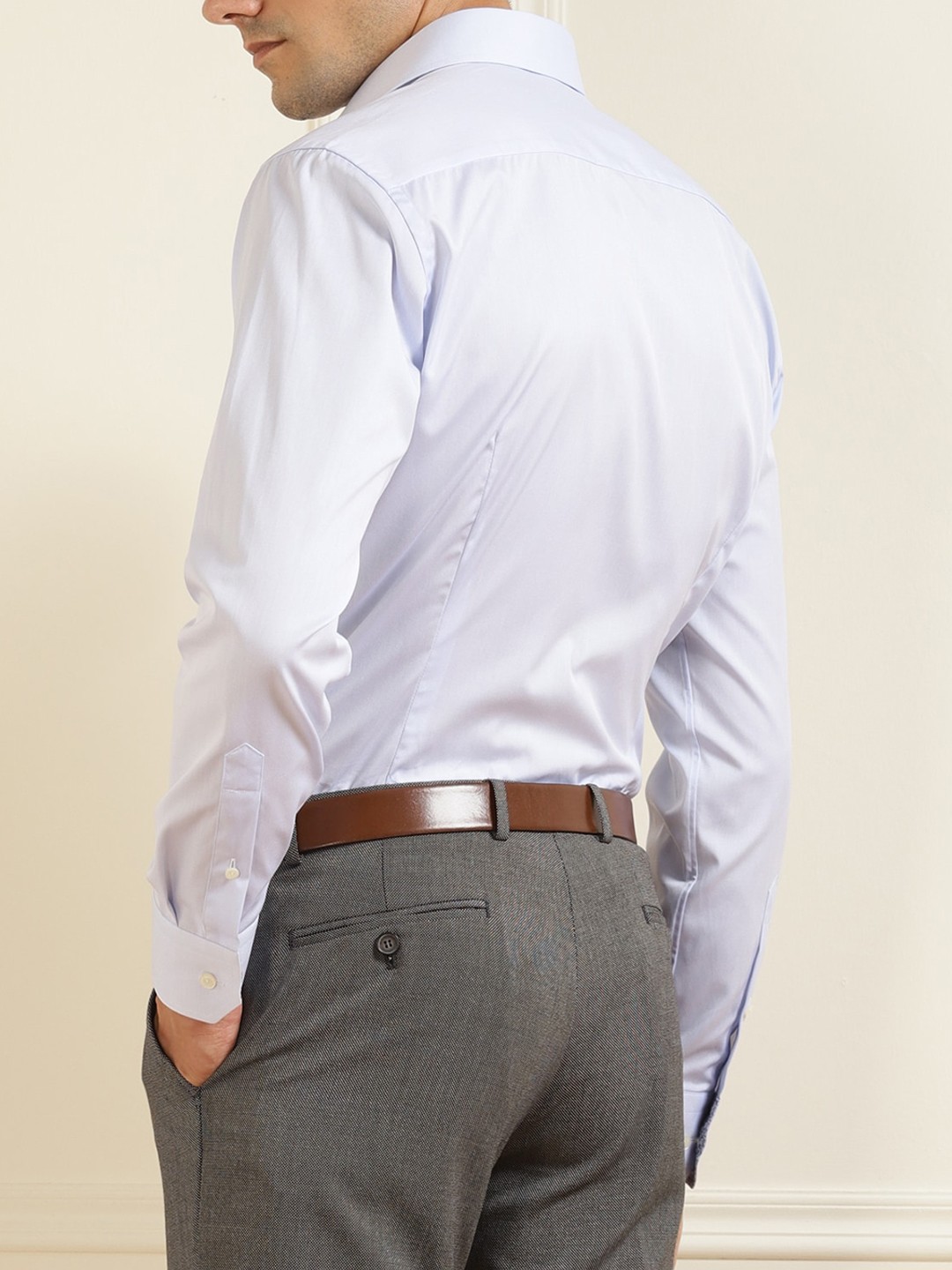 

Eton Men Blue Slim Fit Opaque Casual Shirt