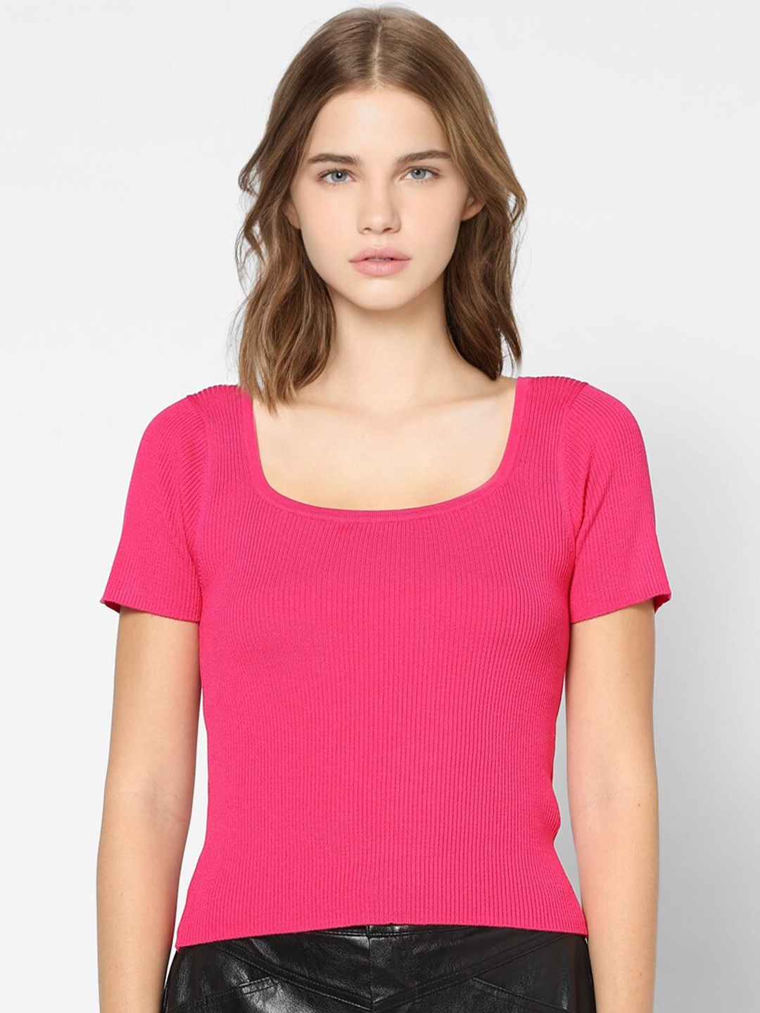 

ONLY Women Pink T-shirt