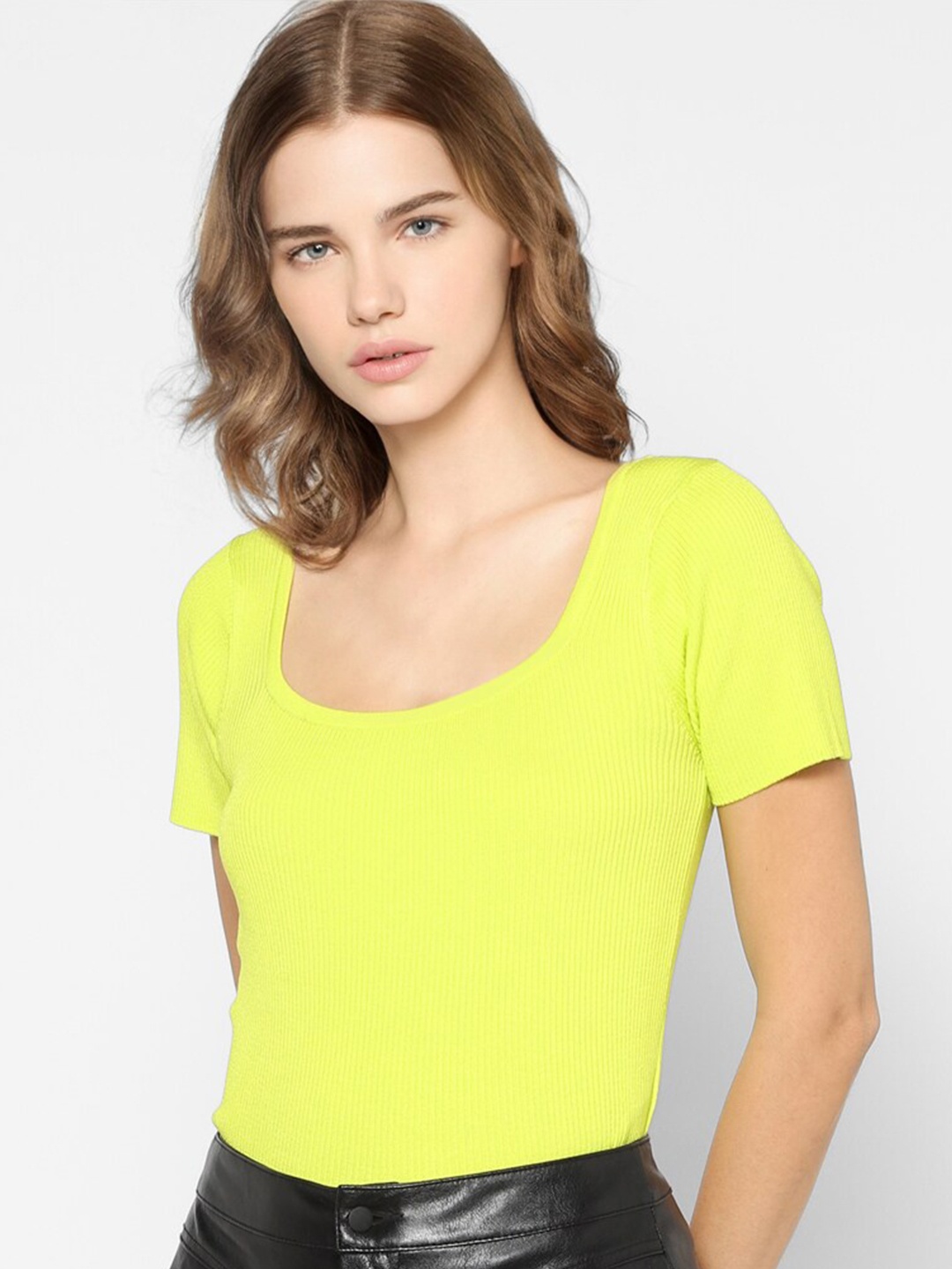 

ONLY Women Green T-shirt