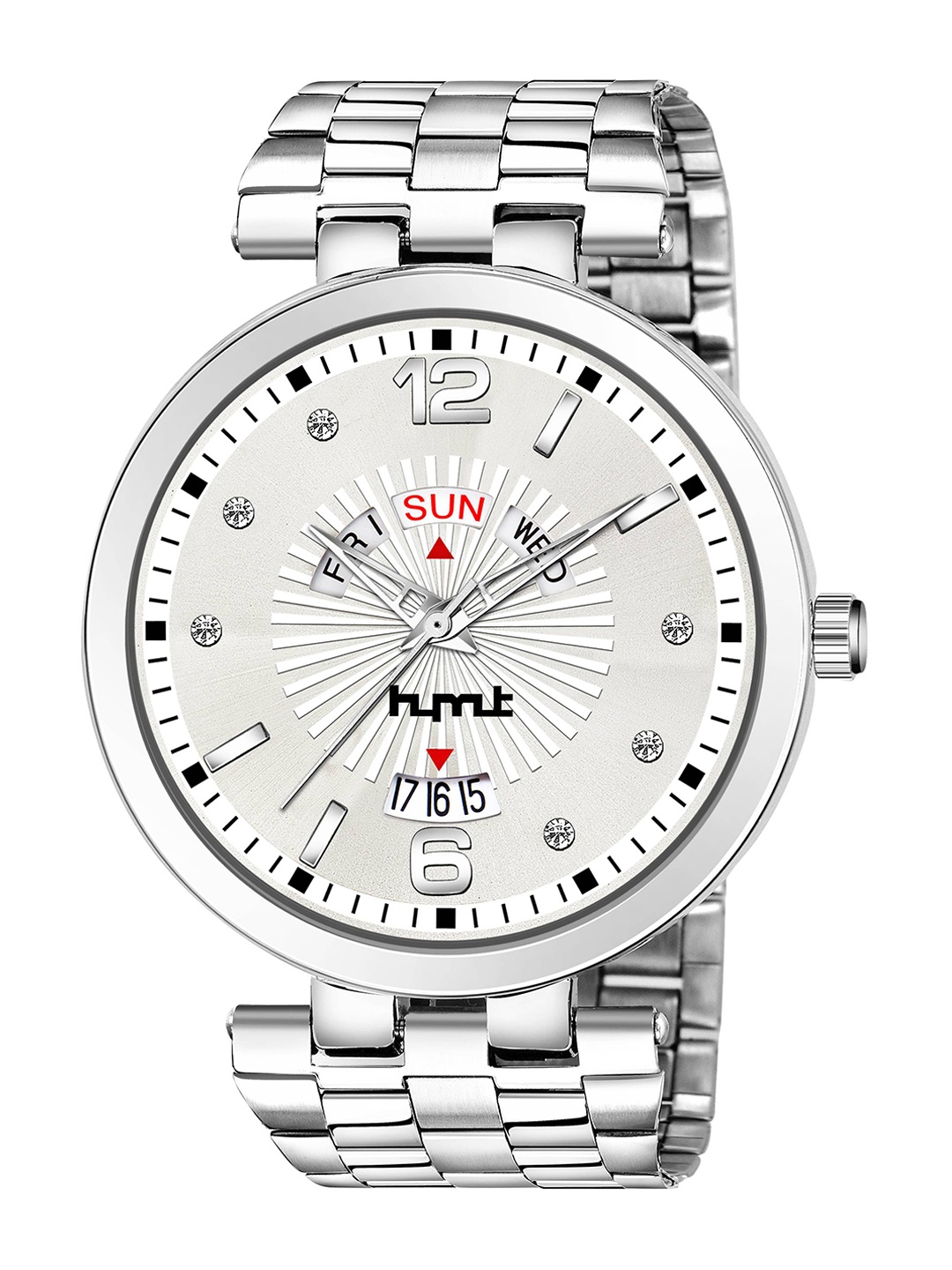 

HYMT Men Silver-Toned Dial & Silver Toned Stainless Steel Straps Analogue Watch HMTY-6002