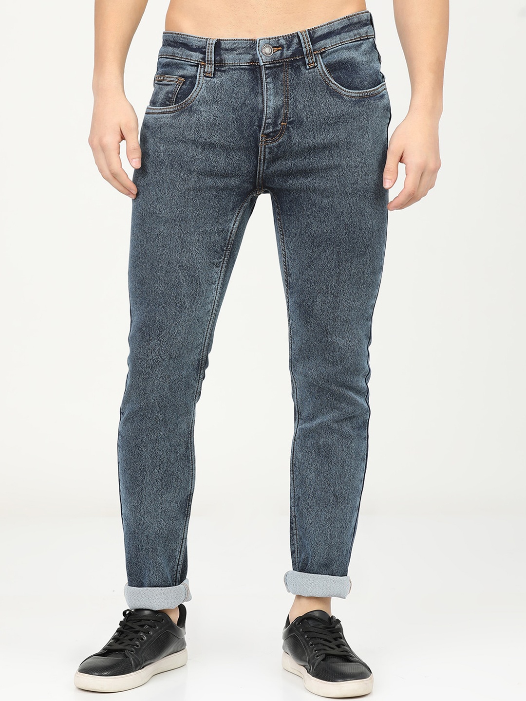 

HIGHLANDER Men Blue Slim Fit Heavy Fade Stretchable Jeans