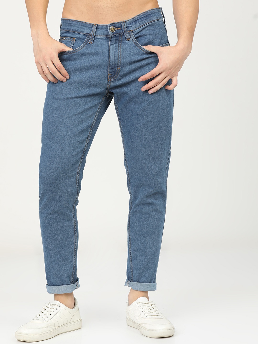 

HIGHLANDER Men Blue Tapered Fit Stretchable Jeans