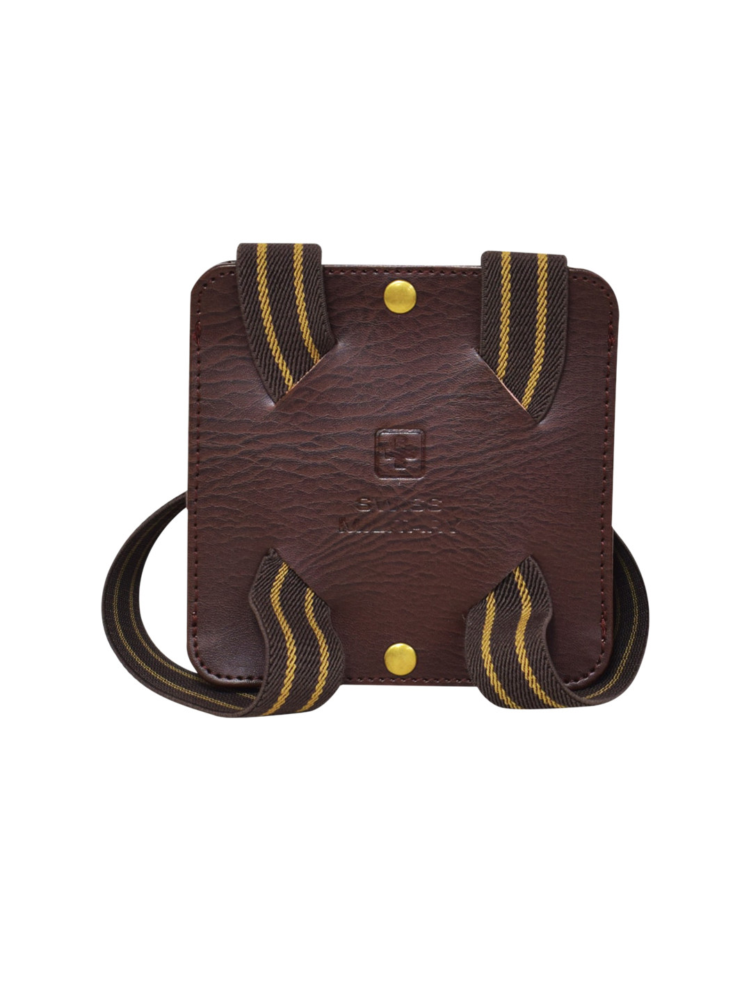 

SWISS MILITARY Brown Travel Luggage Belt