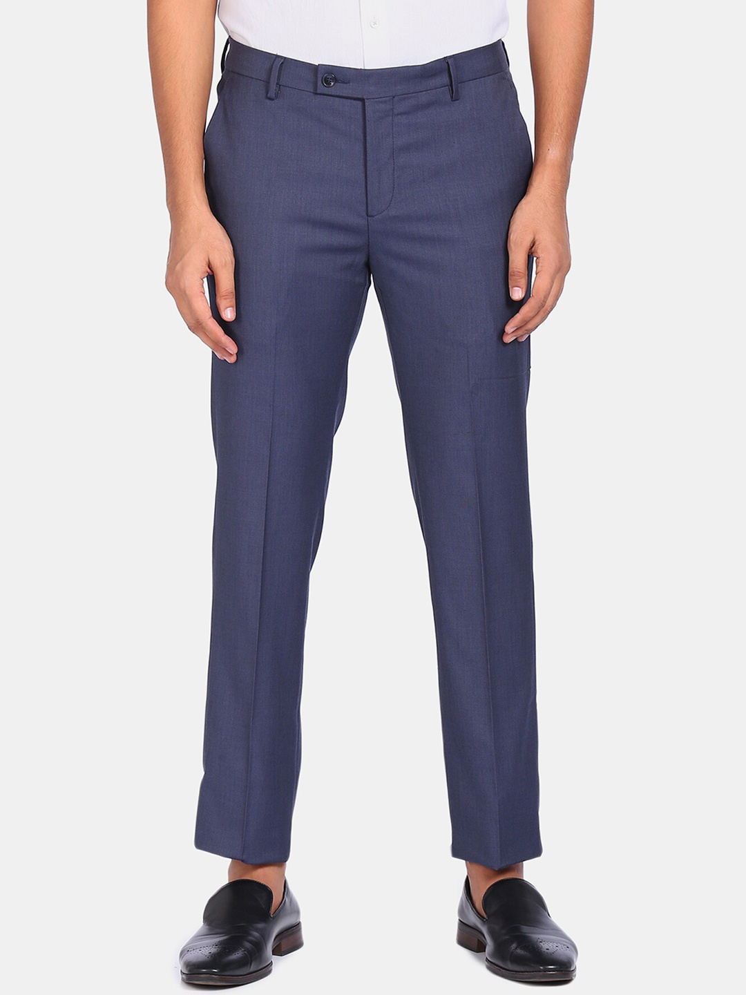 

Arrow Men Blue Formal Trousers