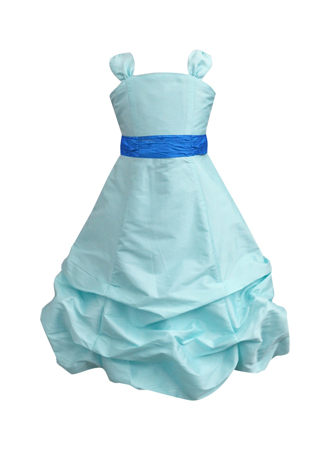 

A.T.U.N. Girls Solid Ballroom Gown, Blue