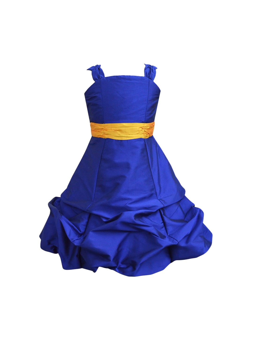 

A.T.U.N. Girls Solid Ballroom Gown, Blue