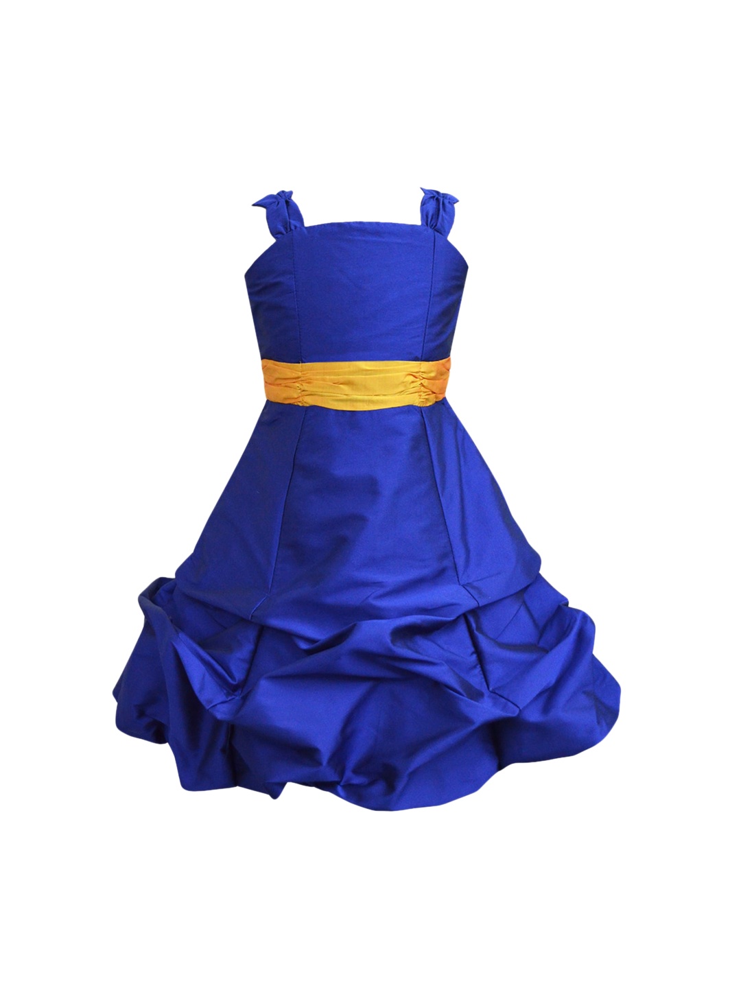 

A.T.U.N. Girls Solid Ballroom Gown, Blue