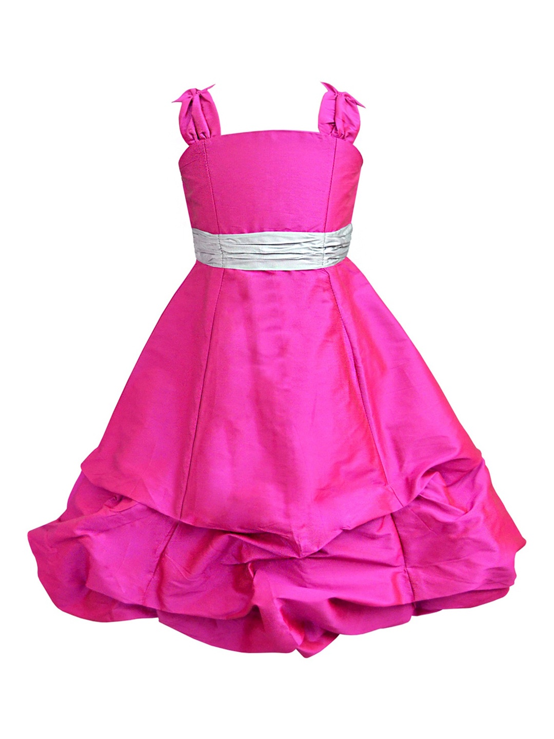 

A.T.U.N. Girls Solid Ballroom Gown, Fuchsia