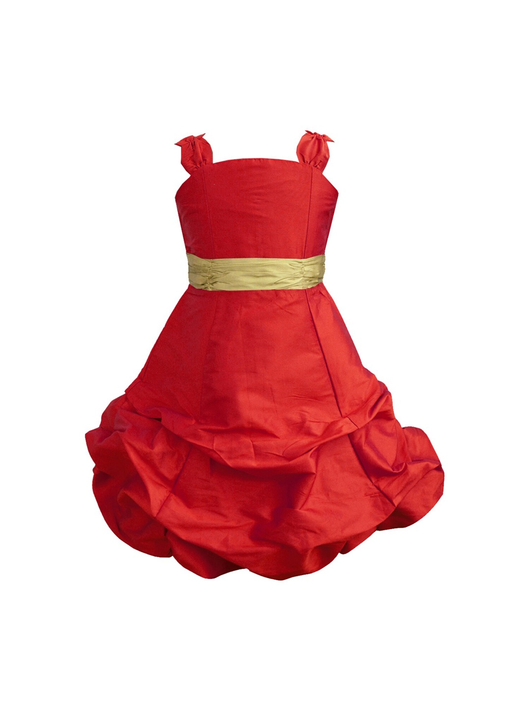 

A.T.U.N. Girls Solid Ballroom Gown, Red