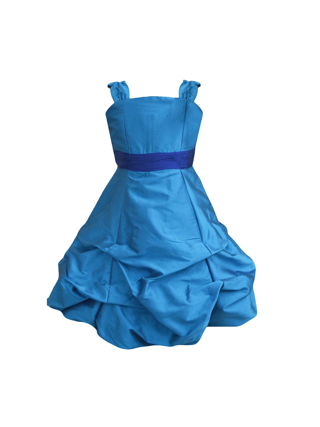 

A.T.U.N. Girls Solid Ballroom Gown, Turquoise blue