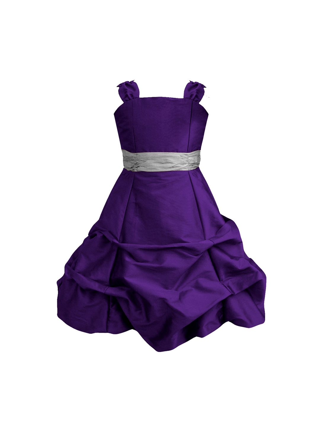 

A.T.U.N. Girls Solid Ballroom Gown, Purple