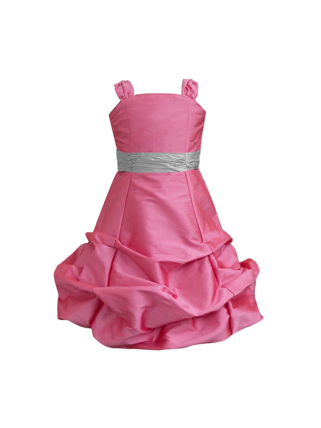 

A.T.U.N. Girls Solid Ballroom Gown, Pink