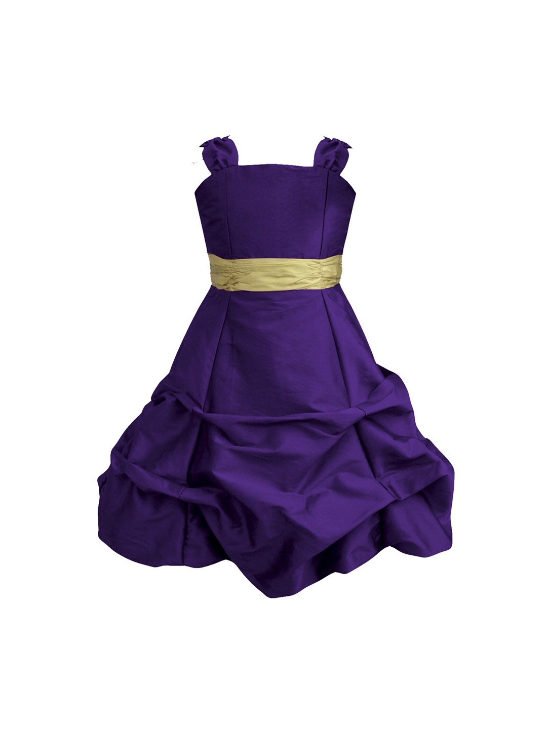 

A.T.U.N. Girls Solid Ballroom Gown, Purple