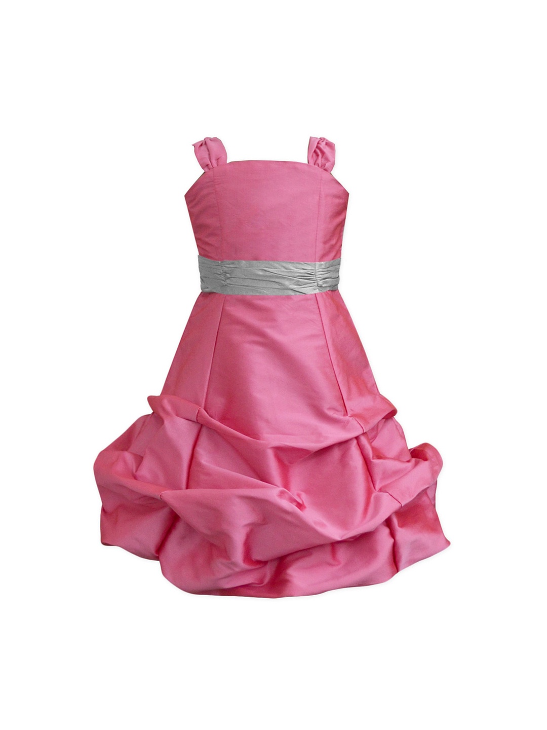 

A.T.U.N. Girls Solid Ballroom Gown, Pink