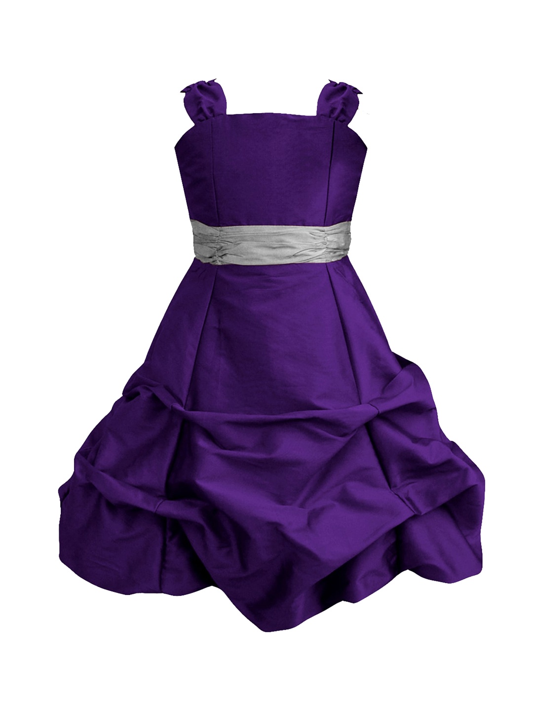 

A.T.U.N. Girls Solid Ballroom Gown, Purple
