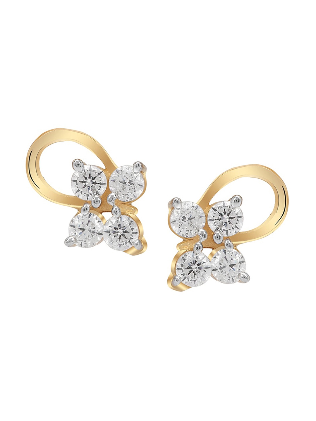 

LA SOULA Gold-Toned Classic Studs Earrings
