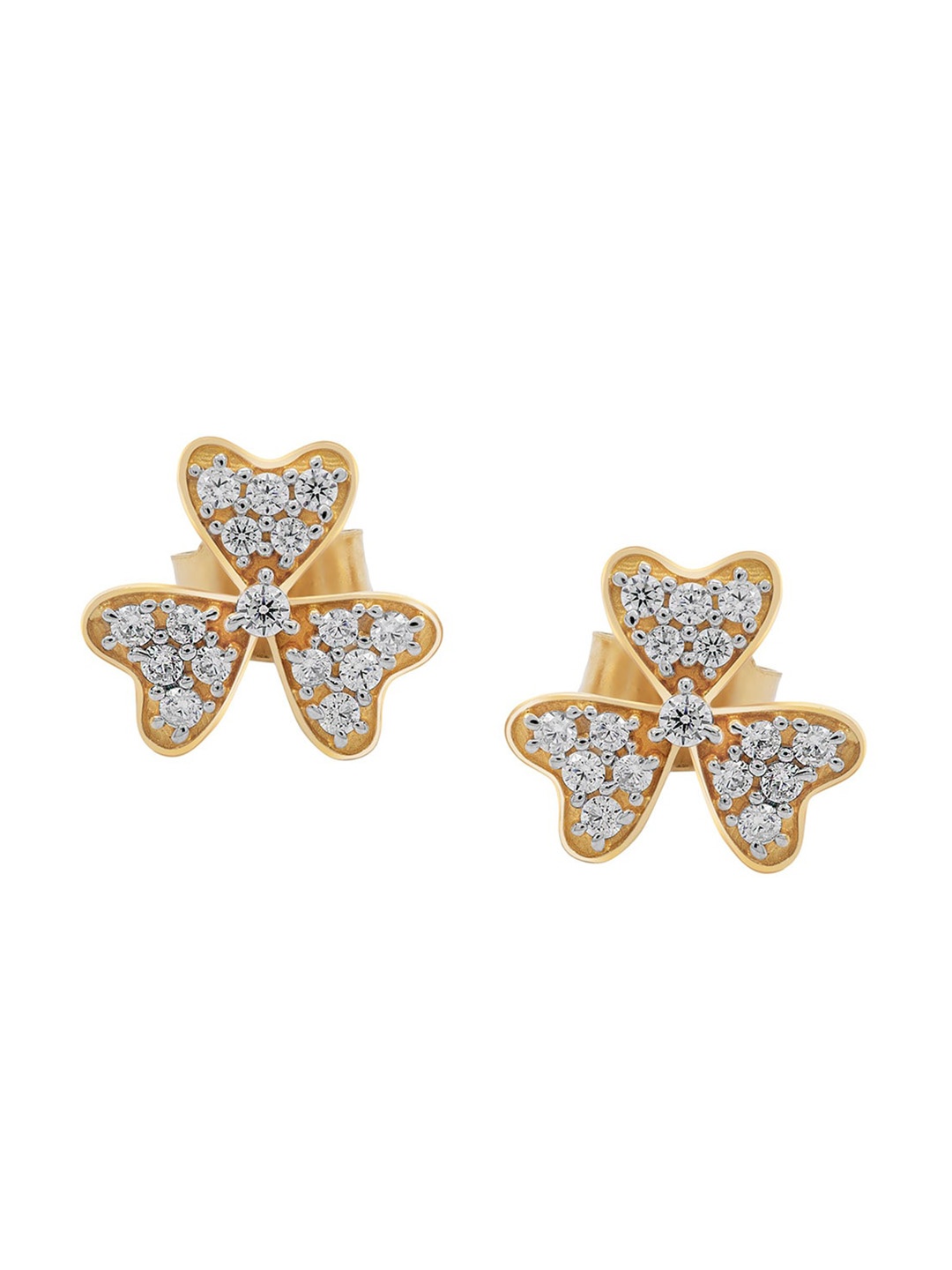 

LA SOULA Gold-Toned Classic Studs Earrings