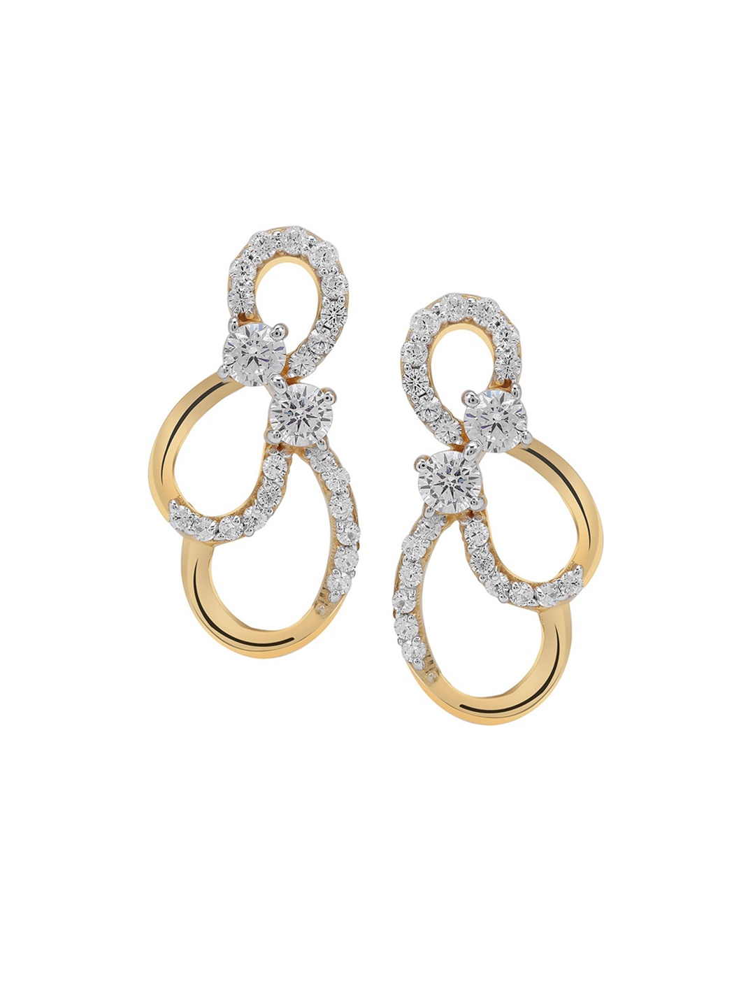 

LA SOULA Gold-Toned Classic Drop Earrings