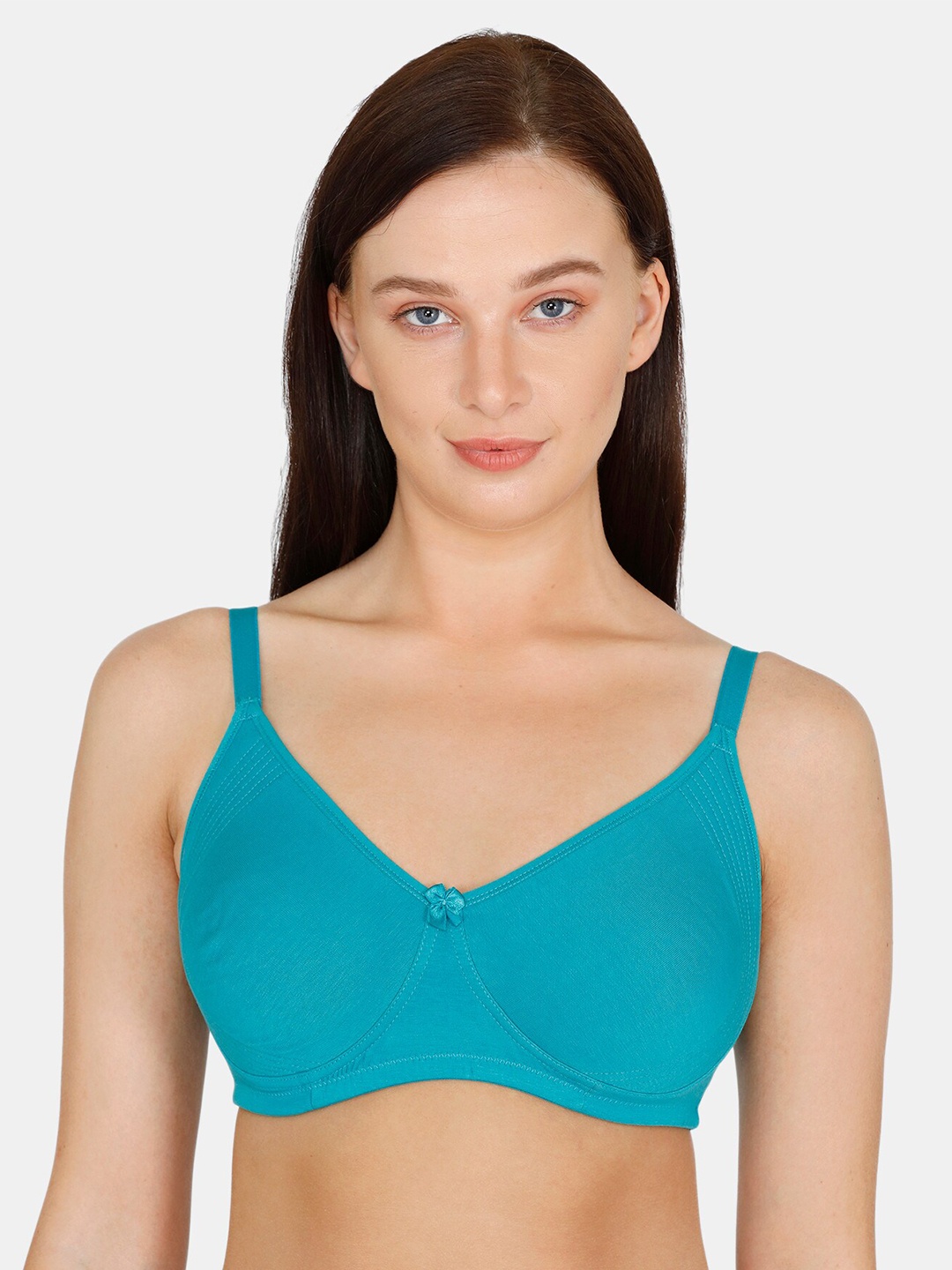 

Rosaline by Zivame Blue Solid Everyday Bra