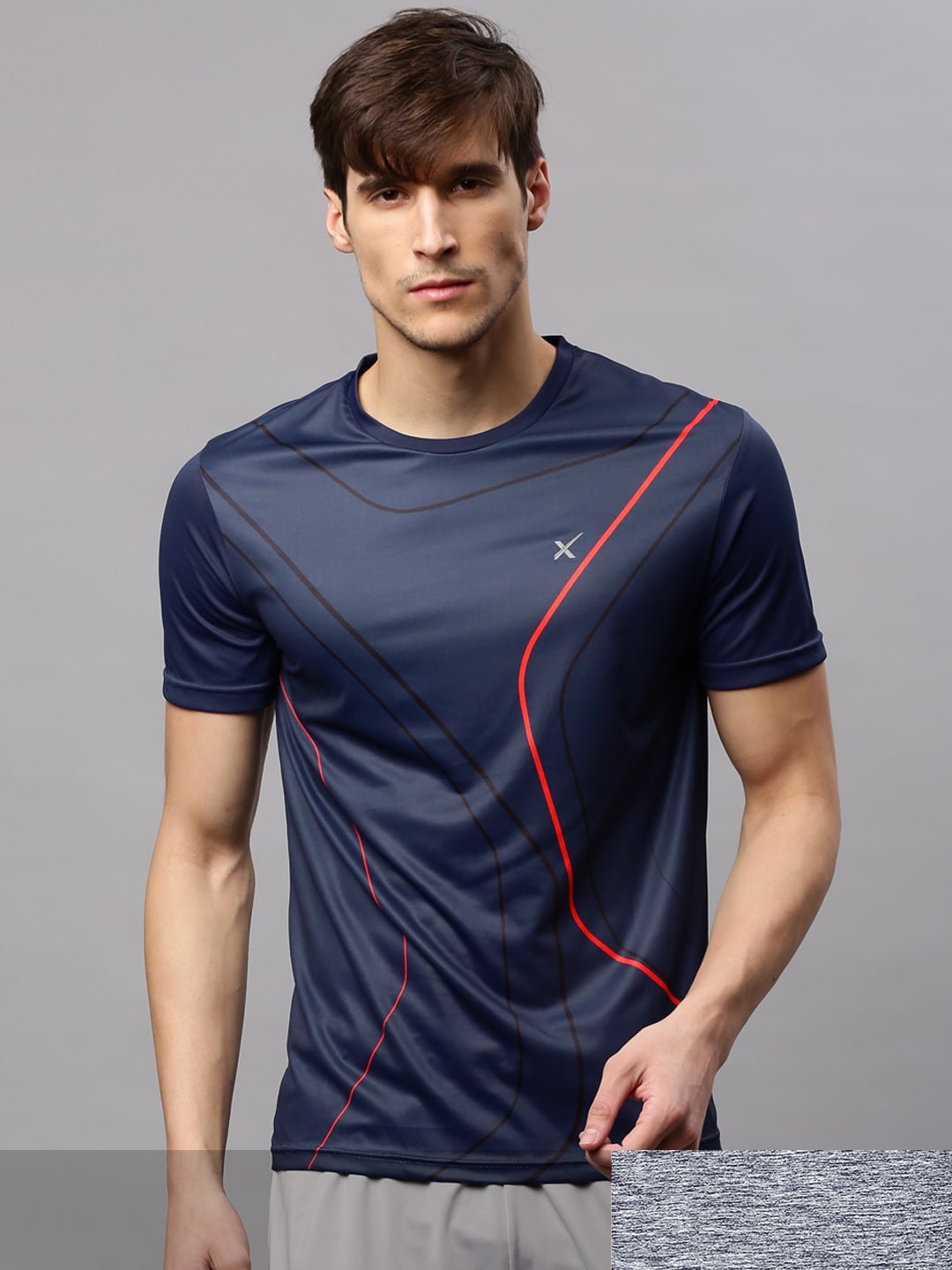 

HRX by Hrithik Roshan Men Pack of 2 T-shirts, Blue