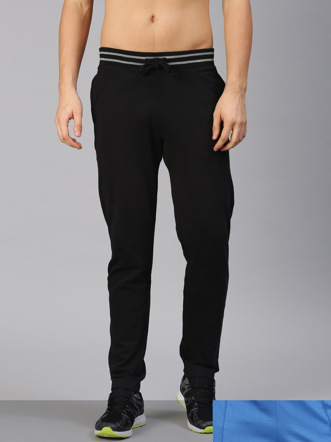 

HRX by Hrithik Roshan Men Pack of 2 Rapid-Dry Active Track Pants, Blue