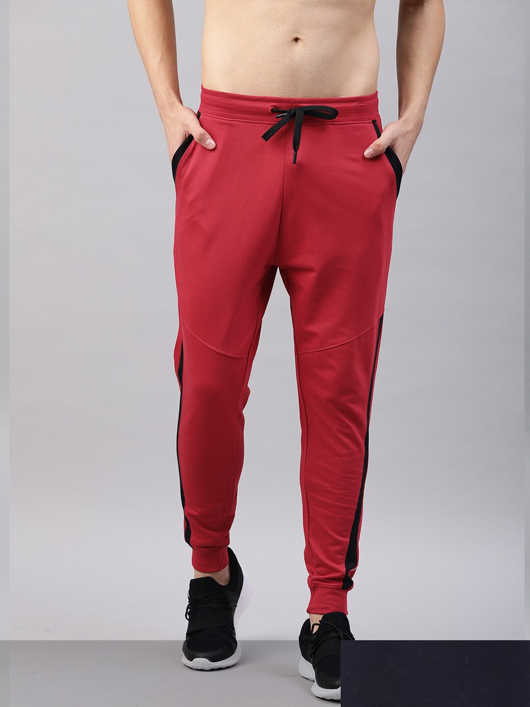 

HRX by Hrithik Roshan Men Set of 2 Sports Track Pants, Navy blue