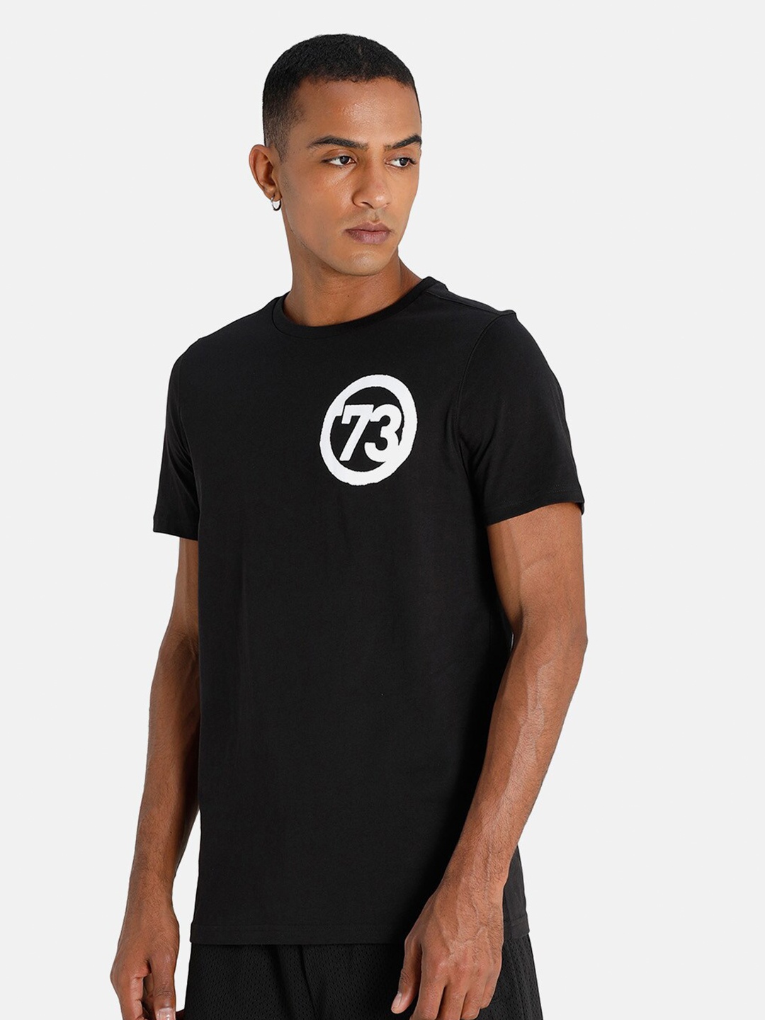 

Puma Men Black Running T-shirt