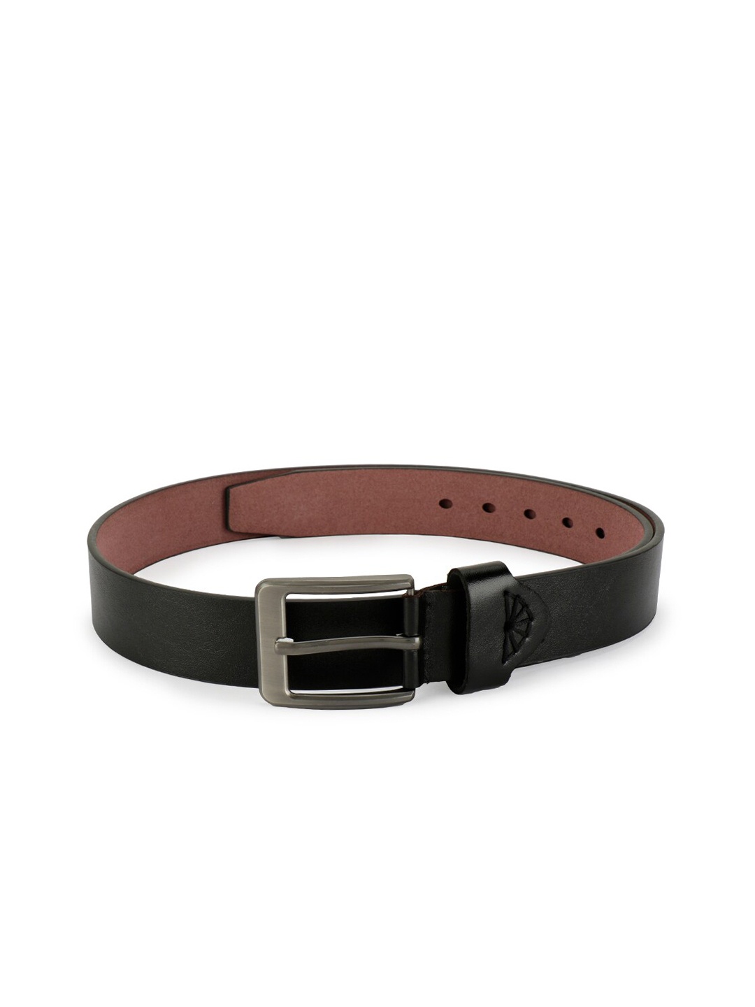 

ZEVORA Men Black Textured Casual Belt