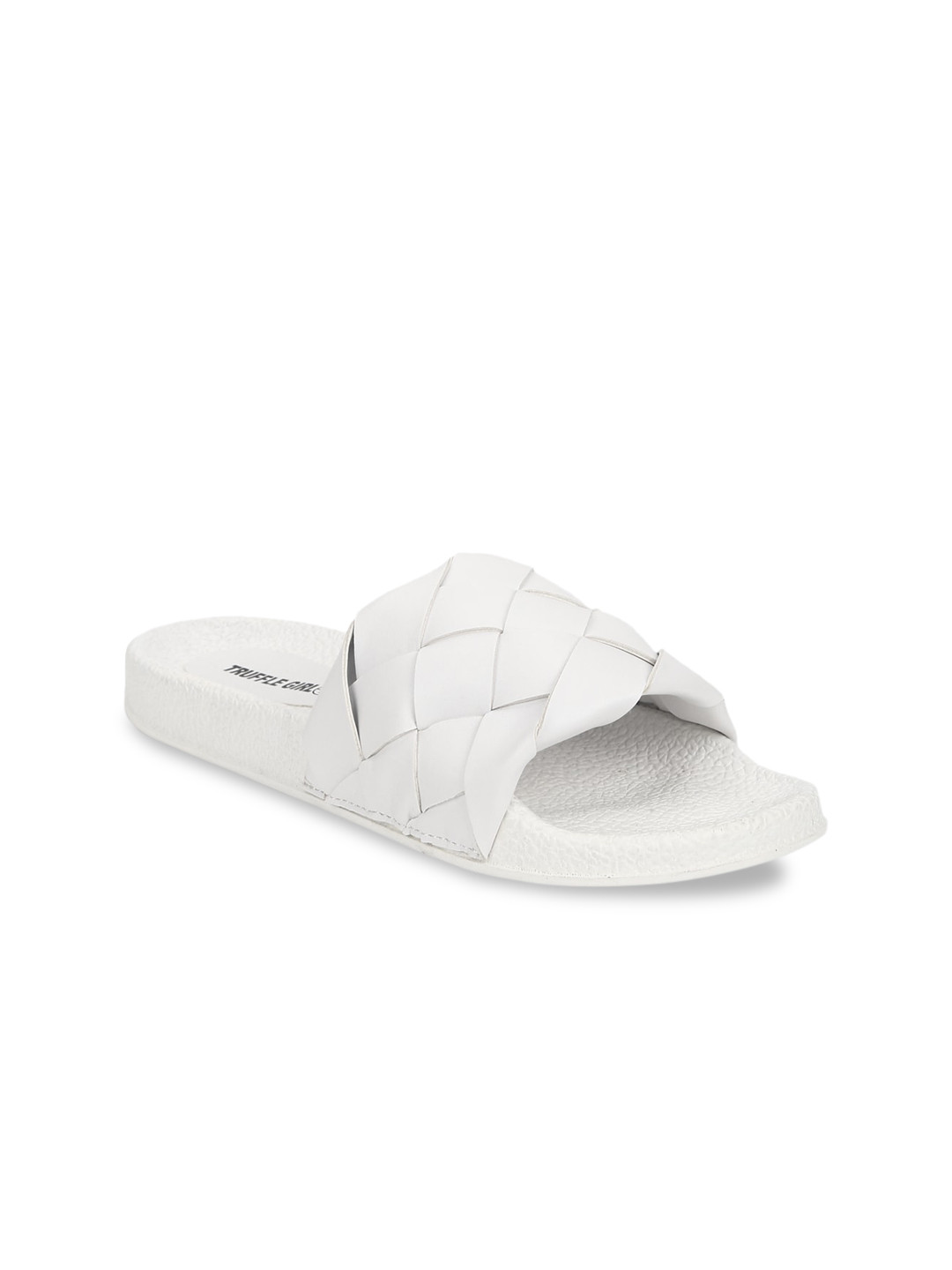 

Truffle Collection Women White Open Toe Flats