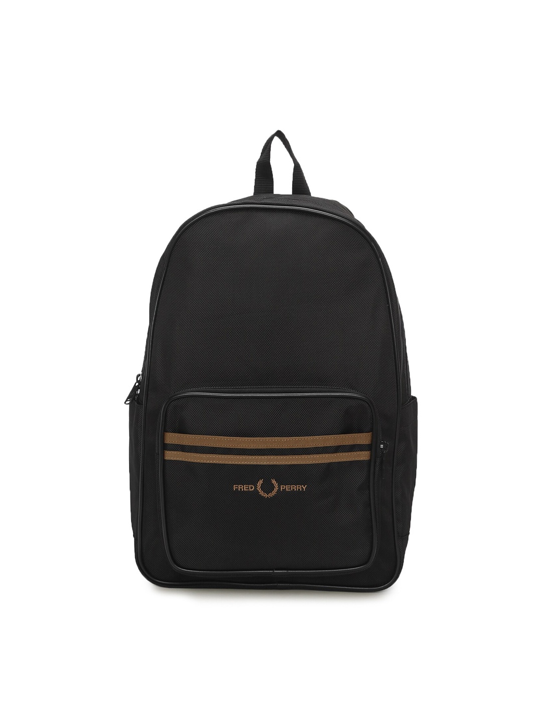

Fred Perry Men Black & Brown Twin-Tipped Backpack