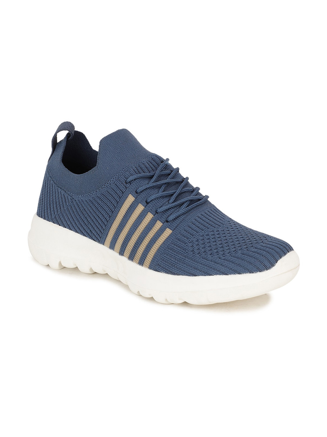 

Bata Women Blue Woven Design PU Sneakers