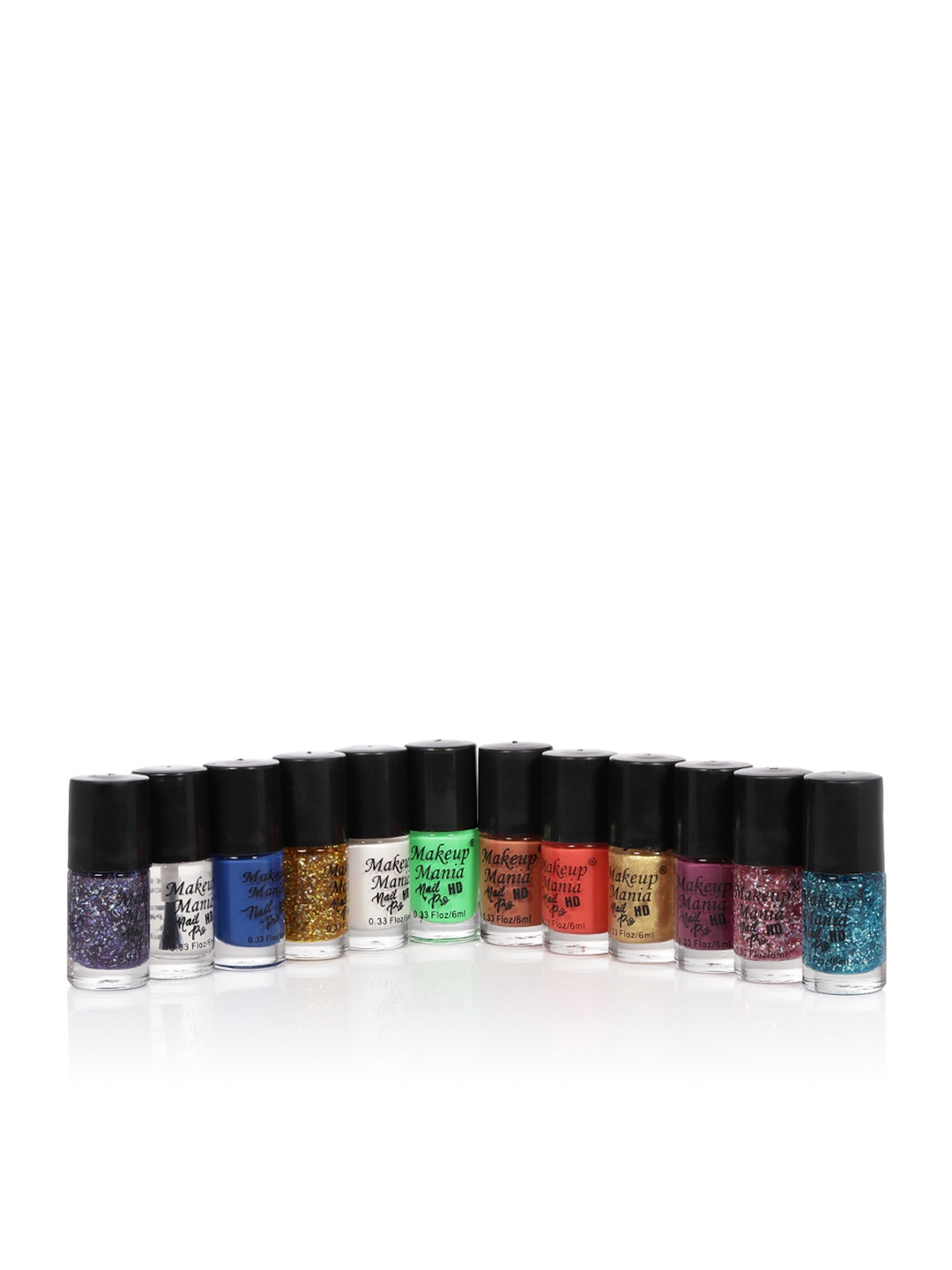 Makeup Mania Women Set of 12 Nail Polish 72ml, Multi