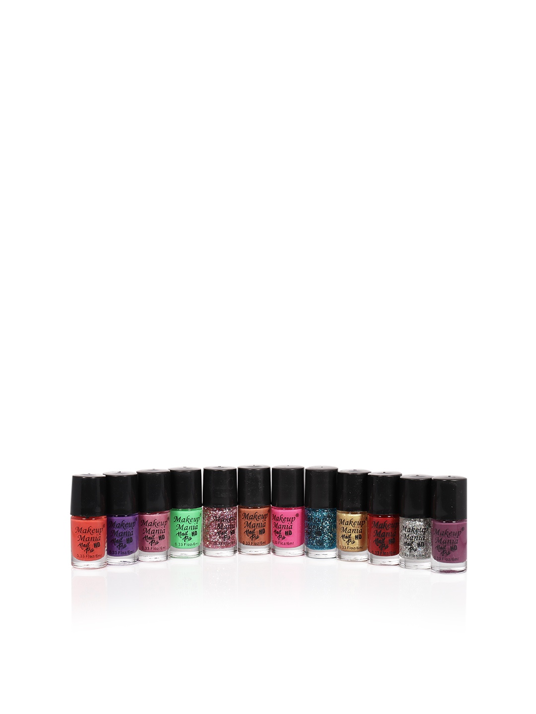 

Makeup Mania Women Set of 12 Nail Polish 72ml, Multi
