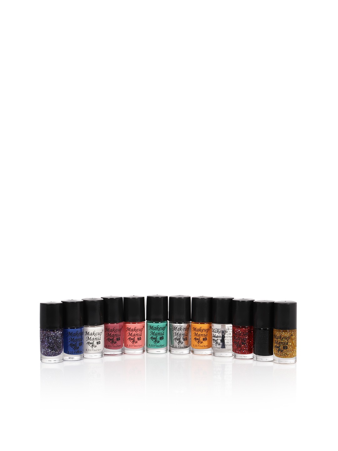 

Makeup Mania Women Set of 12 Nail Polish 72ml, Multi
