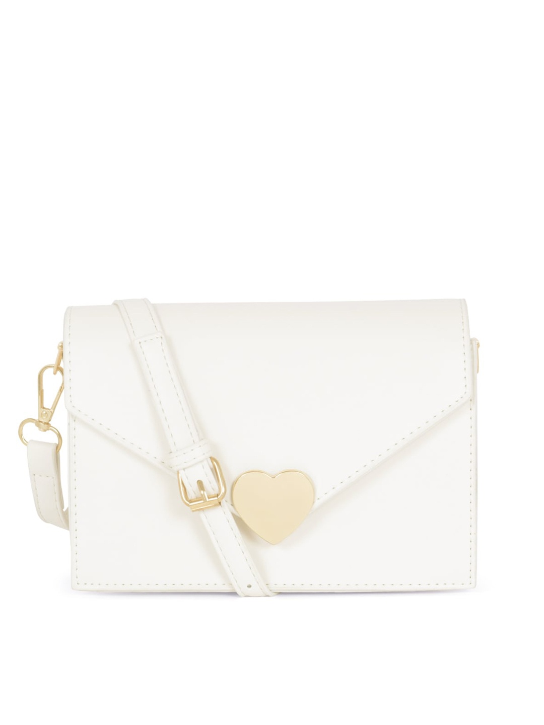 

London Rag White Structured Sling Bag
