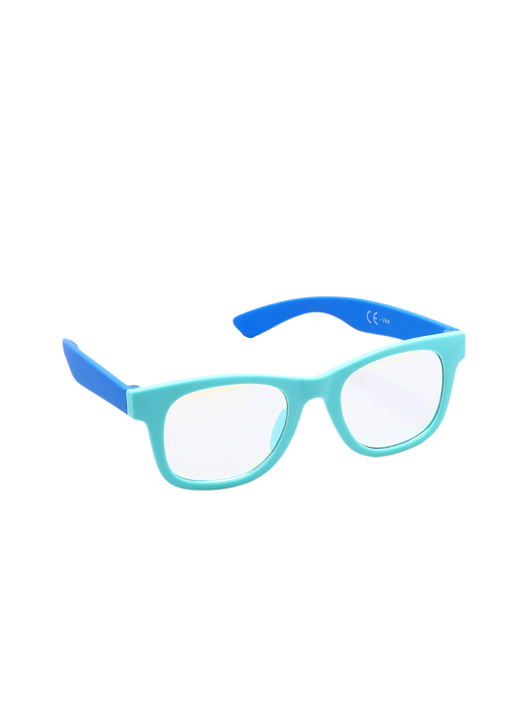 

VEA Unisex Kids Clear Lens & Blue Square Sunglasses with UV Protected Lens