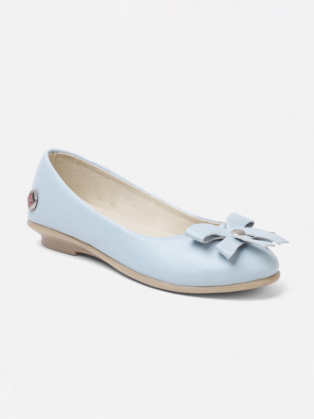 

Kids Ville Girls Blue Barbie Ballerinas with Bows Flats