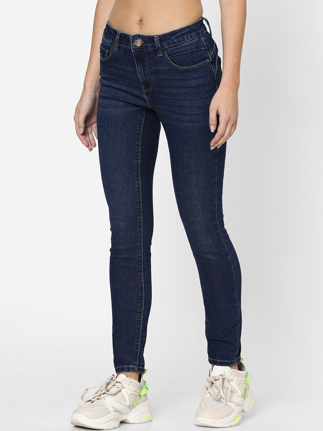 

ONLY Women Blue High-Rise Jeans